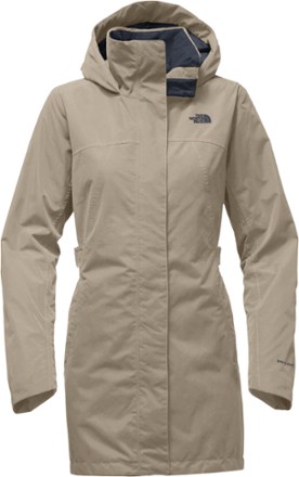 the north face laney ii trench raincoat