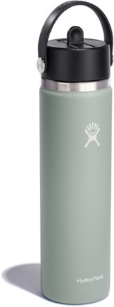 Hydro Flask Wide-Mouth Vacuum Water Bottle with Flex Straw Cap - 24 fl. oz. 1