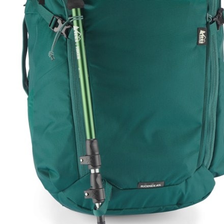 REI Co-op Ruckpack 40 Pack - Women's Trekking pole attachments