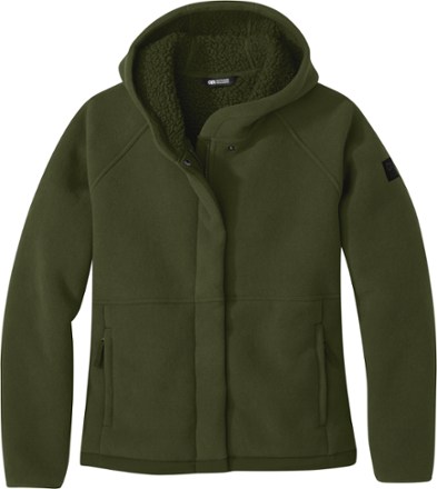 送料無料1★Outdoor Research★アウトドアリサーチ Juneau Sherpa フリースジャケット size:XL フォグ ※女性用 Outdoor Research Juneau Sherpa Fleece Coat - Women's - Clothing