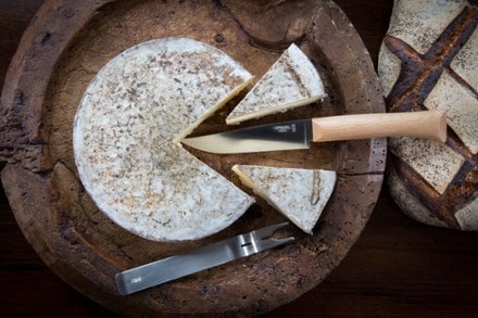 Opinel Cheese Knife and Fork Set 7