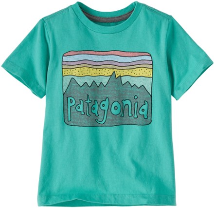 Patagonia Baby Regenerative Organic Certified Cotton Fitz Roy Skies T-Shirt - Toddlers' 0