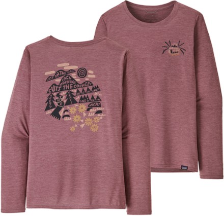 Patagonia Capilene Cool Daily Graphic Lands Long-Sleeve Shirt - Women's 0