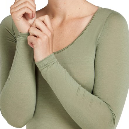 Icebreaker Siren Sweetheart Long Underwear Top - Women's 5