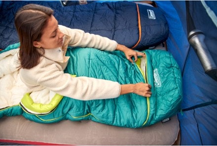 Coleman Big Bay 40 Big & Tall Contour Sleeping Bag 9