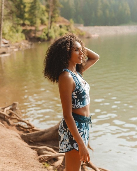 Location Image for Hybrid Reversible High-Rise Shorts - Women's