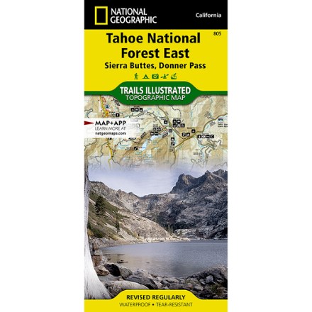 National Geographic Tahoe National Forest - Sierra Buttes and Donner Pass 0