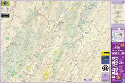 Purple Lizard Maps Dolly Sods and Seneca Rocks Lizard Map - 2nd Edition 3