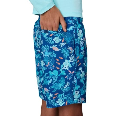 Free Country Full Elastic Waist Swim Shorts - Boys' 2