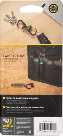 Nite Ize SlideLock 360 Magnetic Locking Dual Carabiner 9
