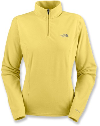 north face 100 glacier quarter zip womens fleece