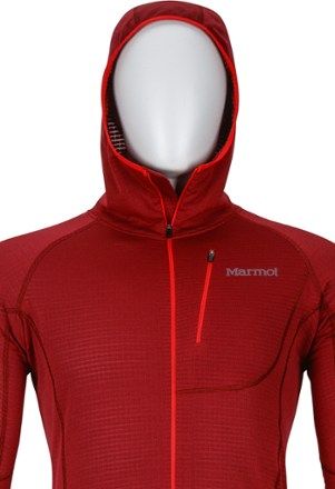 020882●  MARMOT WS GRID HOODY グリッド ジップ MMW Grid Hoodie(エムエムダブリューグリッドフーディー)