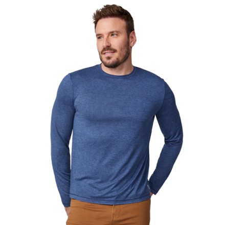 Free Country Long-Sleeve Back Graphic Crew Shirt - Men's 0
