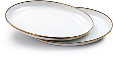 Barebones Enamelware Plates - Package of 2 0