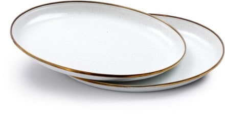 Barebones Enamel Deep Plate Set