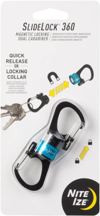 Nite Ize SlideLock 360 Magnetic Locking Dual Carabiner 1