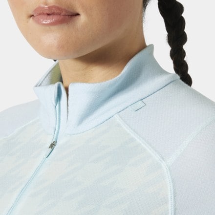 Helly Hansen LIFA Merino Midweight 2-In-1 Graphic Half-Zip Base Layer Top - Women's 4