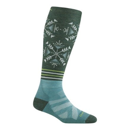 Darn Tough Snowfall Over-the-Calf Midweight Ski and Snowboard Socks - Women's 0