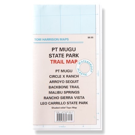 Tom Harrison Cartography Santa Monica Point Mugu State Park  
