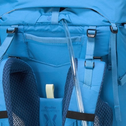 Deuter Aircontact Core 60 + 10 Pack - Men's Hydration port & tube routing