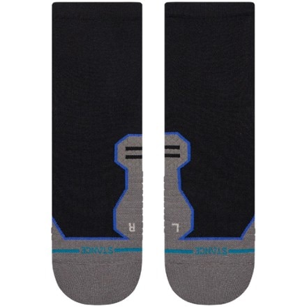Stance Contrast Seam Light Quarter Socks 1