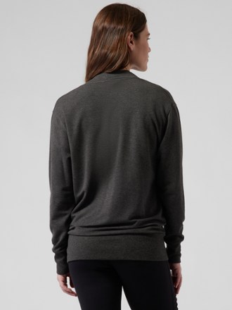 Athleta Purana V-Neck Wrap Sweatshirt - Women's 1