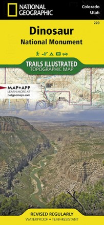 National Geographic Dinosaur National Monument Topographic Map 0