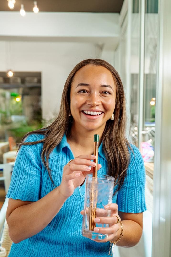 Location Image for Sip Reusable Stainless-Steel Water Filter Straw - Package of 3