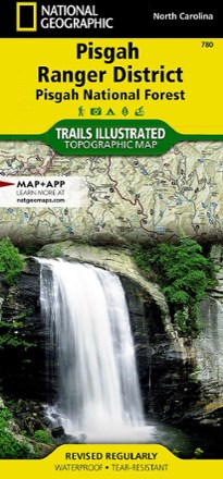 National Geographic Pisgah National Forest Trail Map 0