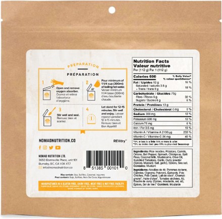 Nomad Nutrition Kathmandu Curry - 1 Serving 1