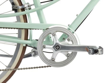 Electra Loft 7D Step-Thru Bike Crankset (Seafoam)