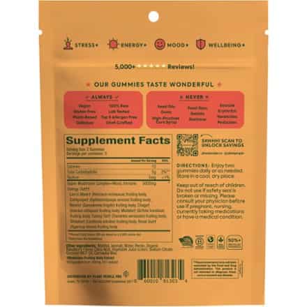 Plant People WonderDay Mushroom Gummies - 5 Servings 1