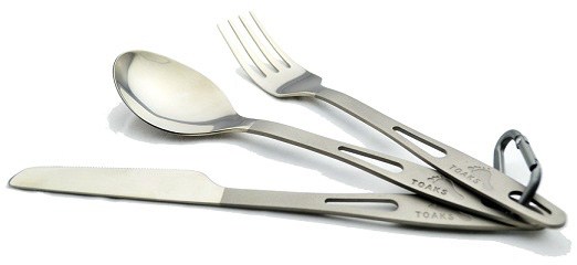 Titanium 3 Piece Cutlery Set