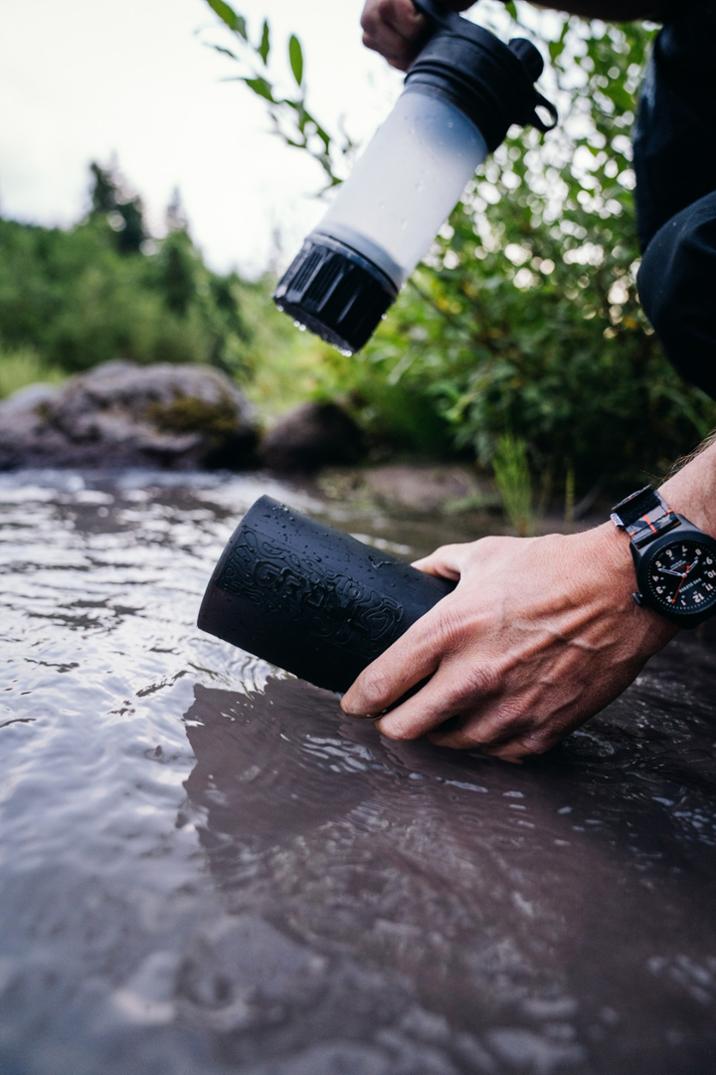 Location Image for GeoPress Water Filter and Purifier Bottle - 24 fl. oz. - Generation 1 - Discontinued