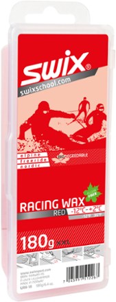 Swix UR8 Red Bio Racing Wax for 12 to 36 Degrees F - 180 g 0