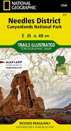 National Geographic Canyonlands National Park - Needles District Trail Map 0