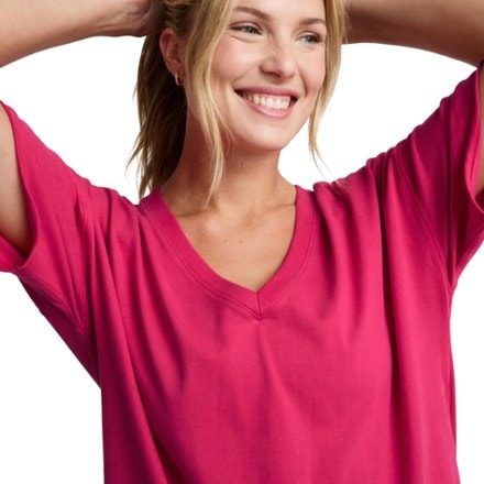 Beyond Yoga Better Than Ever Oversize V-Neck Shirt - Women's 3