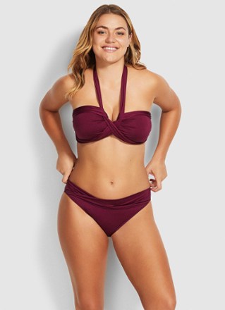 Seafolly Active Twist Band Hipster Swimsuit Bottoms - Women's 2
