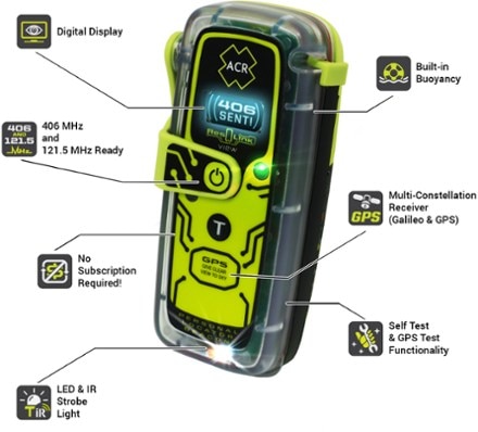 ACR Electronics ResQLink View Personal Locator Beacon 8