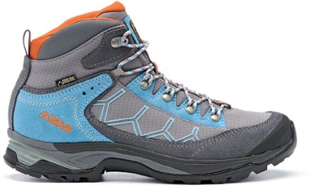grey hiking boots