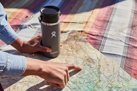 Hydroflask Wide-Sip Coffee Flask in 16Oz/Indigo Hydro Flask