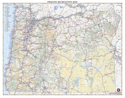 Benchmark Maps Oregon Recreation Map 1
