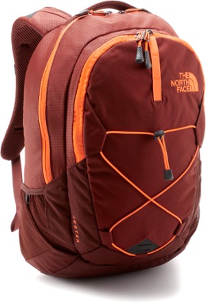 burgundy north face backpack