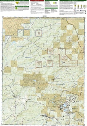 National Geographic Red Feather Lakes / Glendevey Topographic Map 2