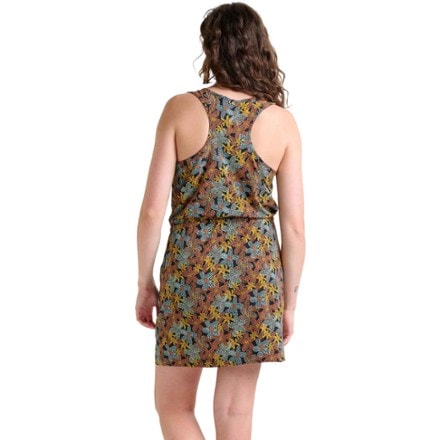 On Body Image of color Black Floral Dot Print