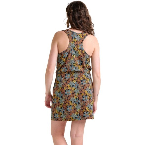 On Body Image of color Black Floral Dot Print