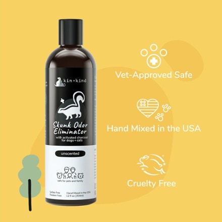 kin+kind Skunk Odor Eliminator Natural Dog and Cat Shampoo 2