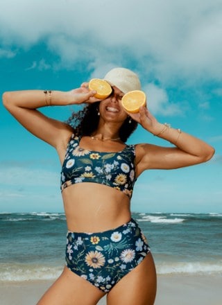 SEPTEMBER Jane Surf Bikini Swimsuit Top - Women's 7