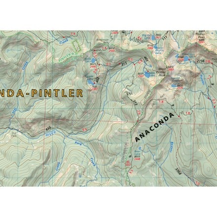 Cairn Cartographics Anaconda-Pintler Wilderness Map - 3rd Edition 2