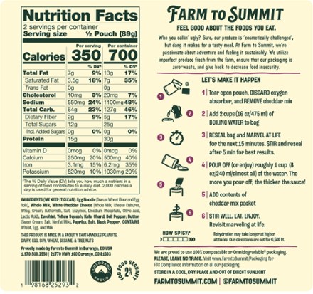 Farm to Summit Garden Mac and Cheese - 2 Servings 1